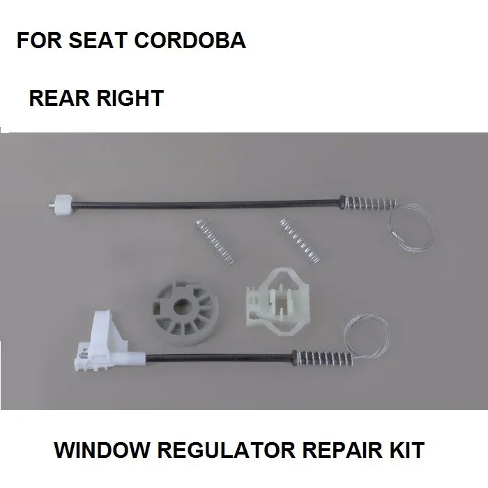 

FOR SEAT CORDOBA II 2 6K WINDOW REGULATOR REPAIR KIT REAR RIGHT 1998-2002