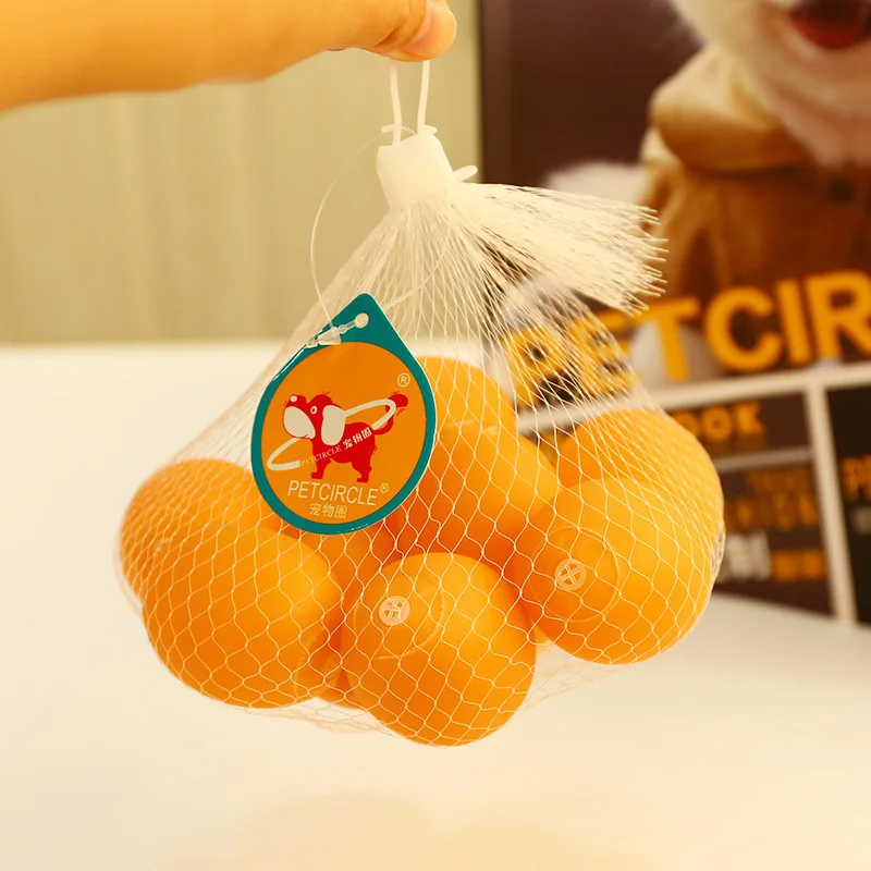 Poodle Pets dog Sound Toys The Ball Puppy Small-sized Dog Training Mutual Action Baby Egg String Bag 10 Individual Suit | Дом и сад