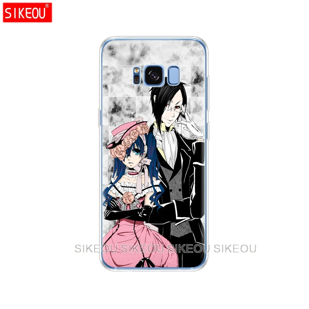 Силиконовый чехол для Samsung Galaxy S9 S8 S7 S6 edge S5 S4 S3 PLUS телефона японского аниме Black Butler