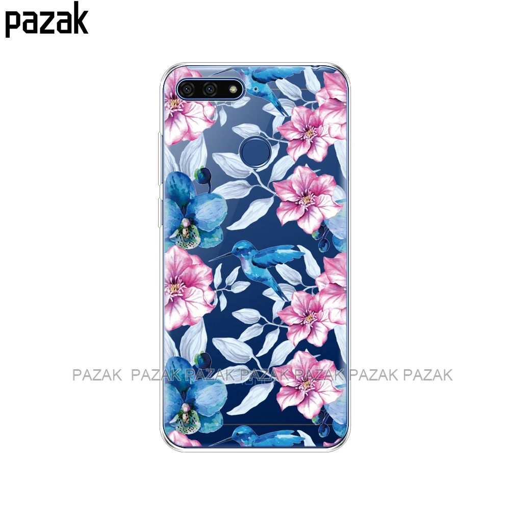 34389 Силиконовый чехол для телефона Huawei Honor 7C 5,7 дюйма, Чехлы, мягкий силиконовый чехол из ТПУ для Huawei honor 7c Aum-L41 - Цвет: 34389