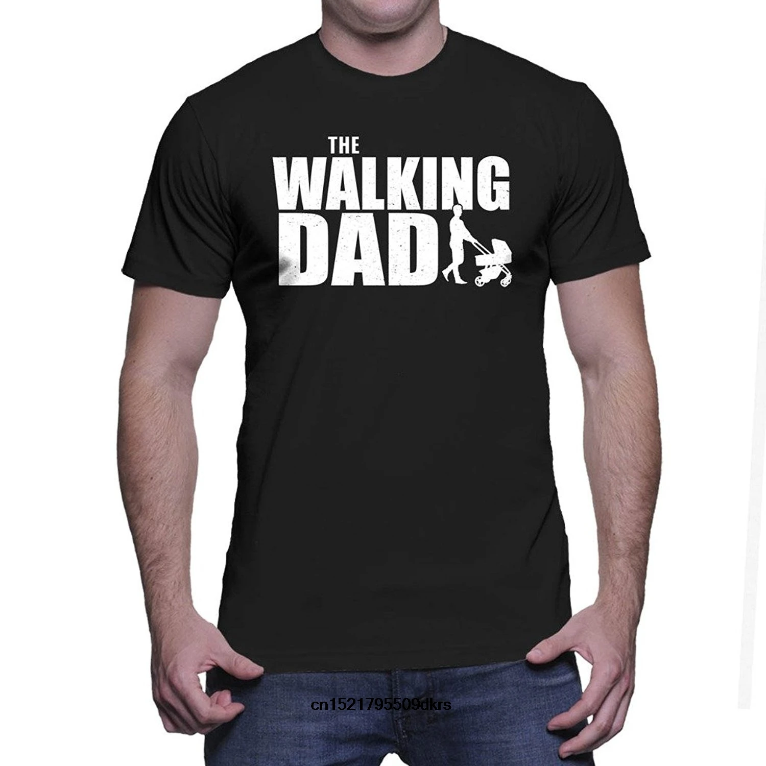 Возьмите Для мужчин футболка DIY Футболки The Walking папа День отца Размеры M L XL XXL XXXL