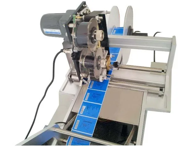 Portable Semi Automatic sticker vial can bottle labeling machine with date code printer | Бытовая техника
