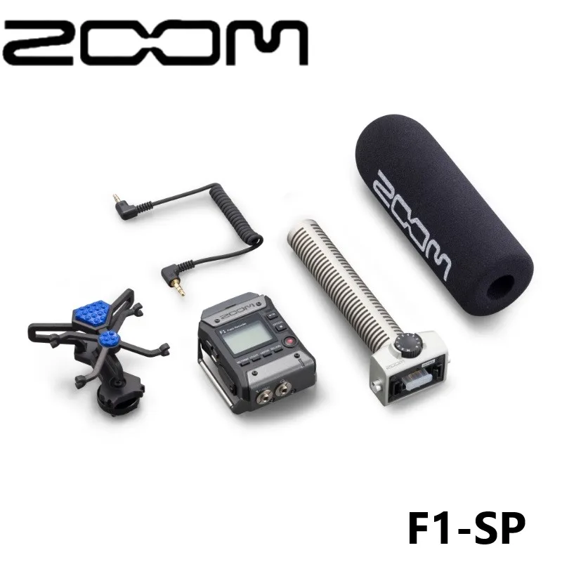 Полевой рекордер ZOOM F1-SP + микрофон для дзеркальной камеры запись звука пробежки и