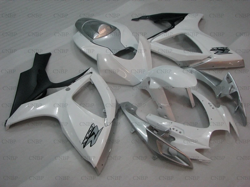 GSXR 750 2006 - 2007 K6 обтекатель GSX R 07 Abs GSXR600 06 серебристый белый | Дом и сад