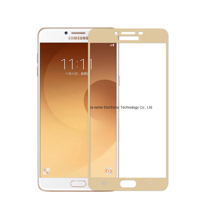 Закаленное Стекло для samsung Galaxy C9 Pro Полное покрытие Экран Защитная