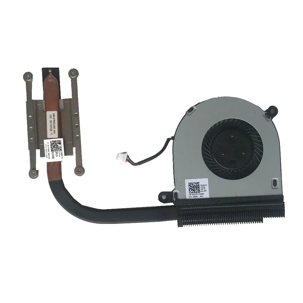 SZWXZY для DELL 5368 5378 7378 радиатор охлаждения ноутбука Процессор с вентилятором CN 01VJDK