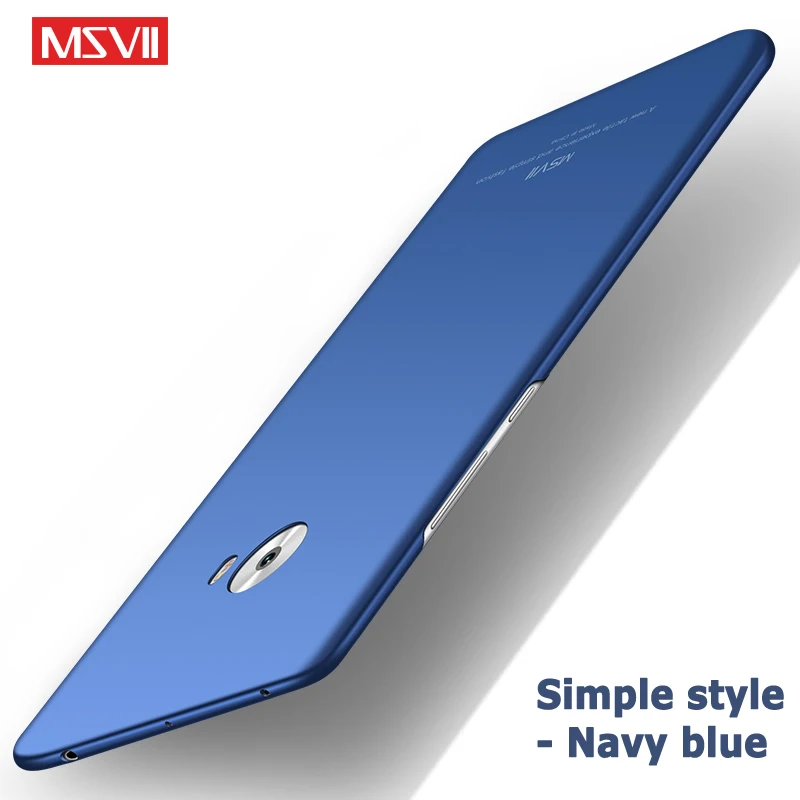 Xiaomi mi Note 2 Чехол Msvii Silm чехол s для Xiaomi mi Note 3 чехол Xio mi Note2 Note3 PC чехол для Xiao mi Note 2 Note 3 чехол s - Цвет: Simple Navy Blue