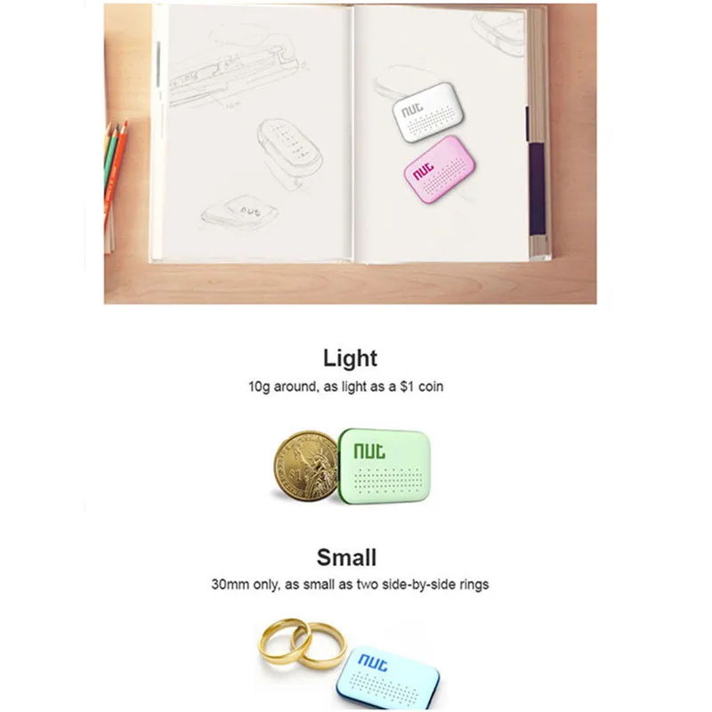 Высокое качество Bluetooth 4 0 смарт трекер против потери домашних животных Keyfinder GPS