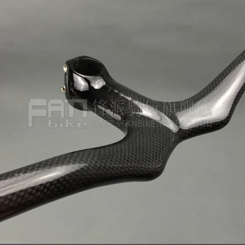 Полностью углеродное волокно руль для горного велосипеда интегрированный MTB 3K