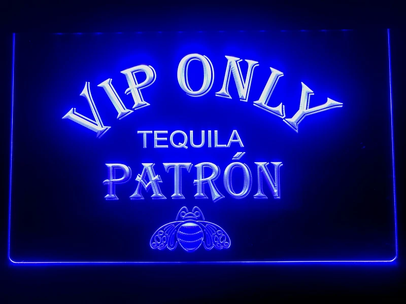 474 VIP только покровитель текила светодиодный неоновый Световой знак|Таблички и