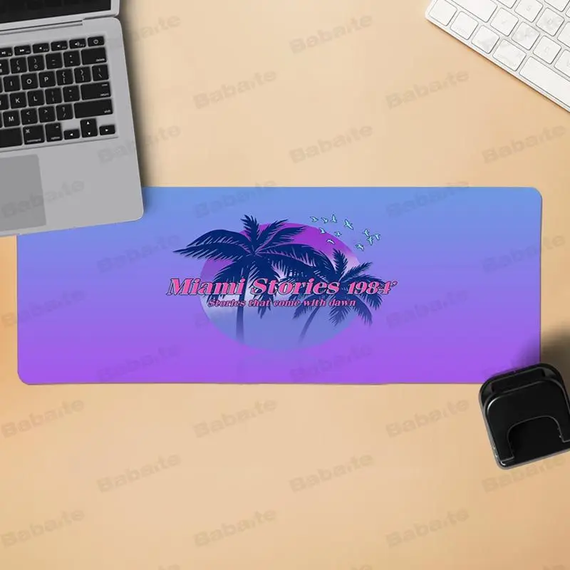 LockEdge 30X90cm Babaite vaporwave натуральный резиновый игровой коврик для мыши Настольный коврик скорость/Управление версия большой игровой коврик для мыши - Цвет: LockEdge 30X90cm