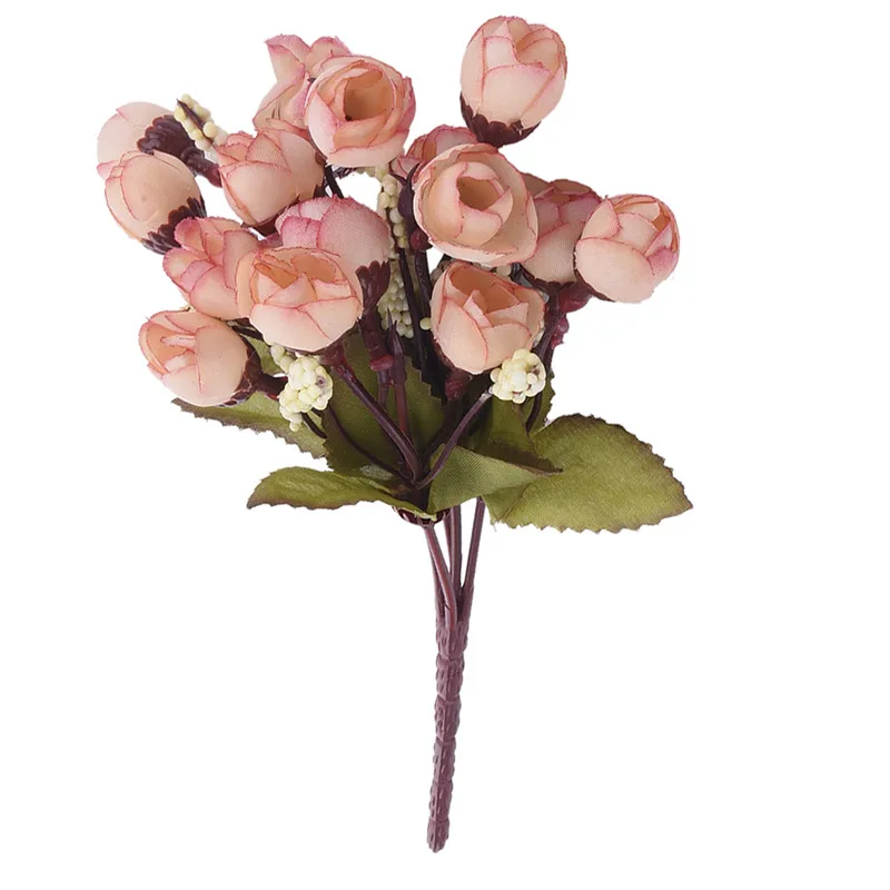 . Новинка 1 шт. цветочные бутоны искусственная Камелия цветы цветочный букет сад