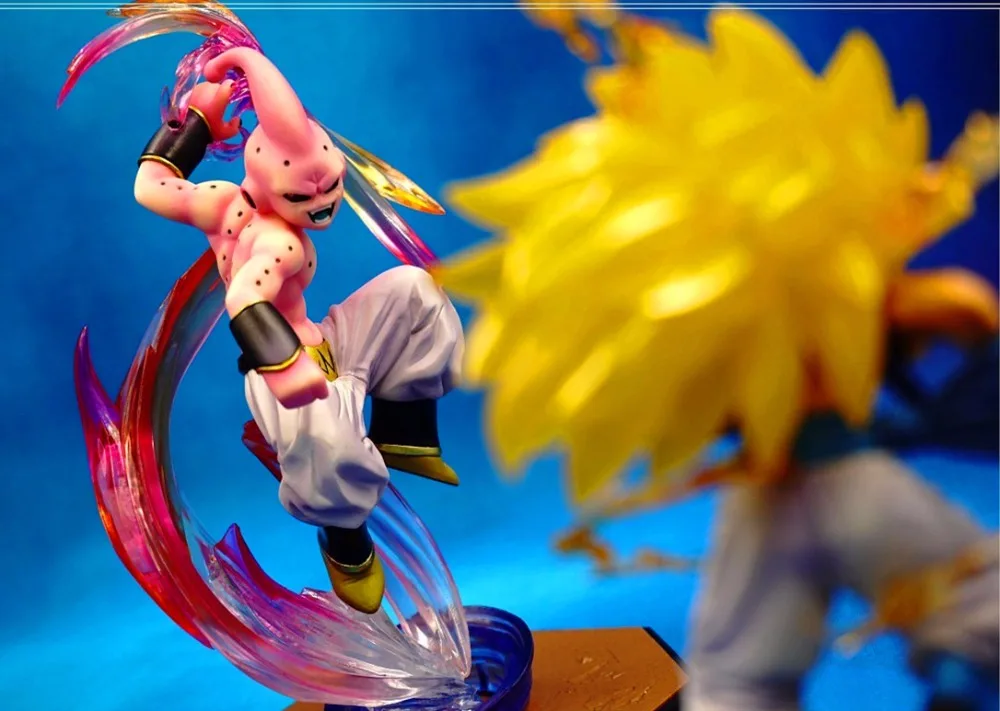 Dragon Ball Z Majin Buu Goku Fighter конечной формы стоящий вер. ПВХ фигурка DBZ Goku Buu модель 18 см
