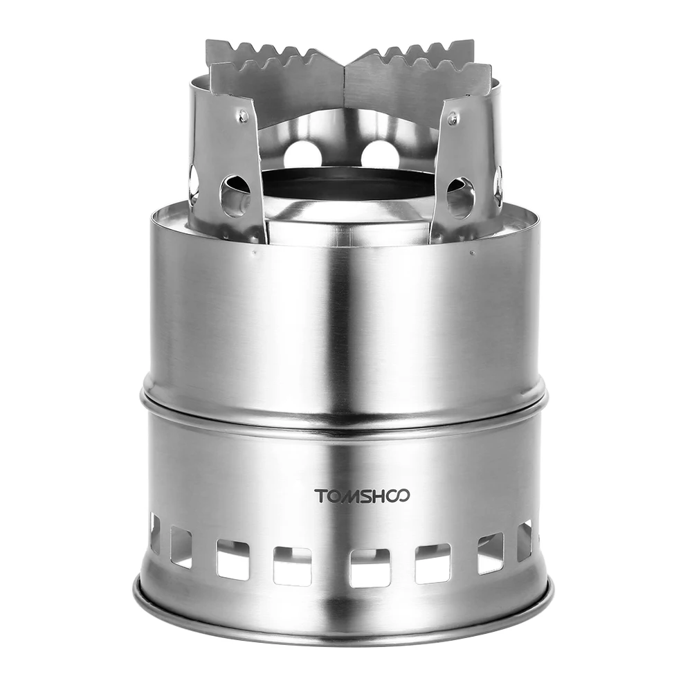TOMSHOO портативная туристическая плита из нержавеющей стали Складная