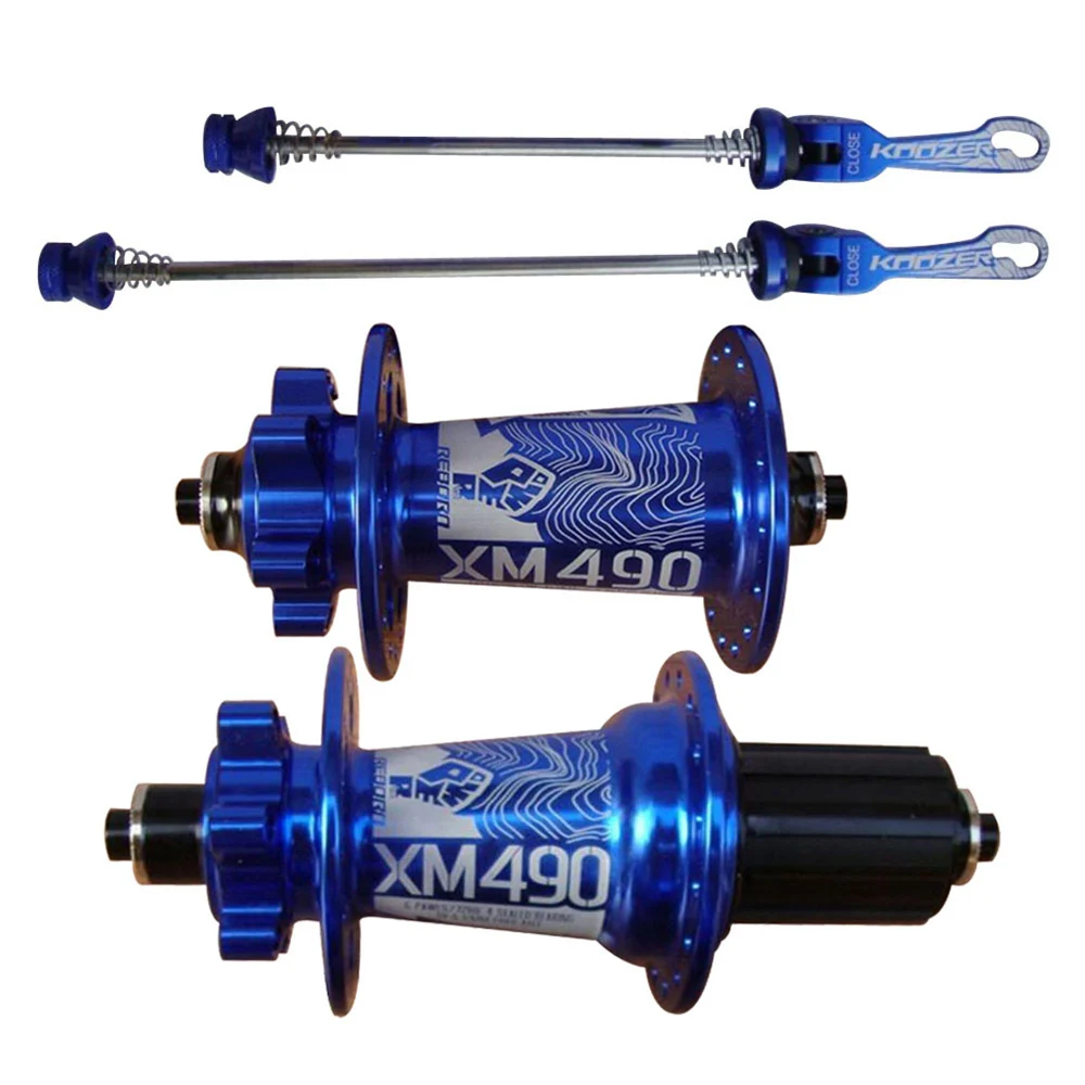 Koozer XM490 герметичный подшипник MTB горный велосипед концентратор быстросъемный набор велосипедная ступица 32 отверстия дисковый тормоз через ось QR велосипедные ступицы