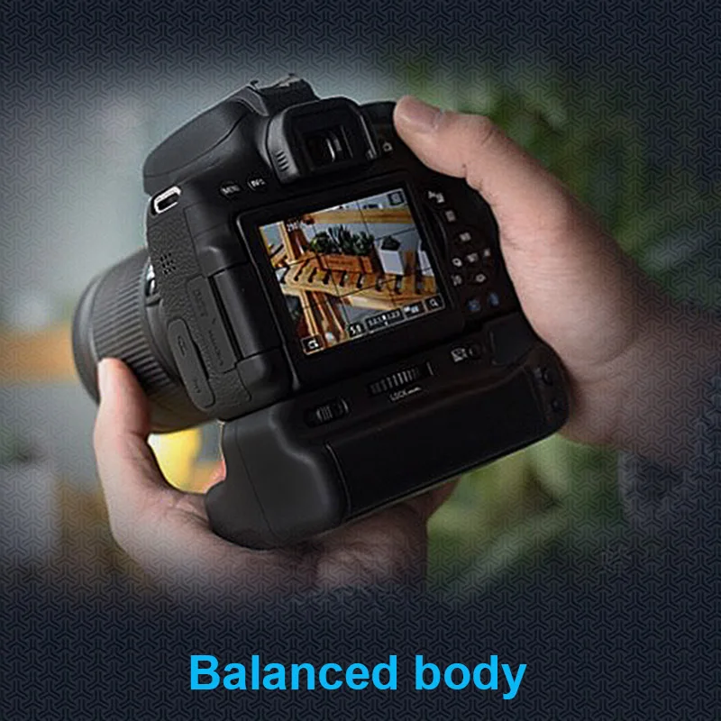 Профессиональный держатель с двойным аккумулятором для CANON EOS800D T7i X9i 77D HSJ