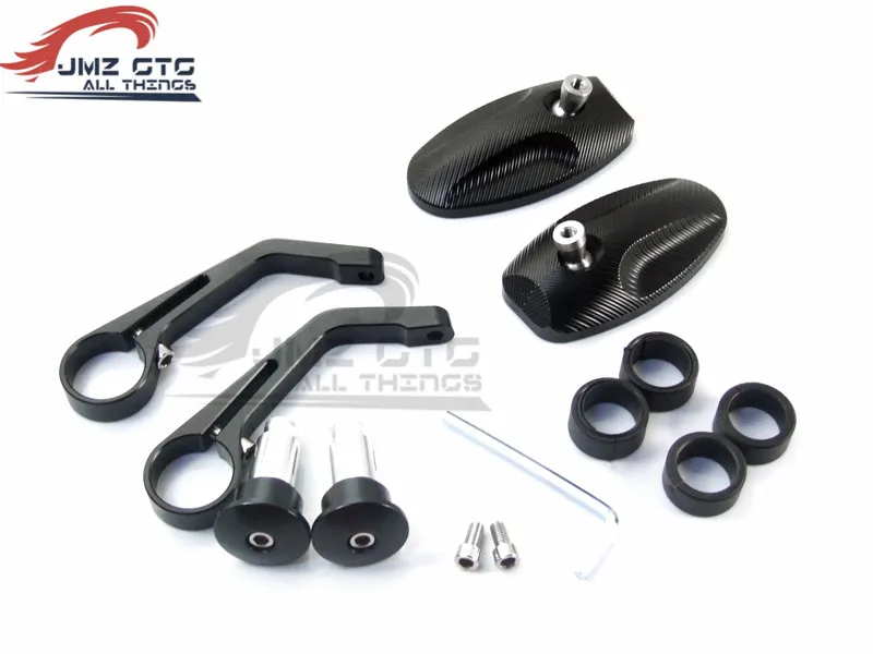 

CNC Aluminum 22mm Handle Bar End Rearview Rearview Mirrors Side Mirror Universal Motorcycle