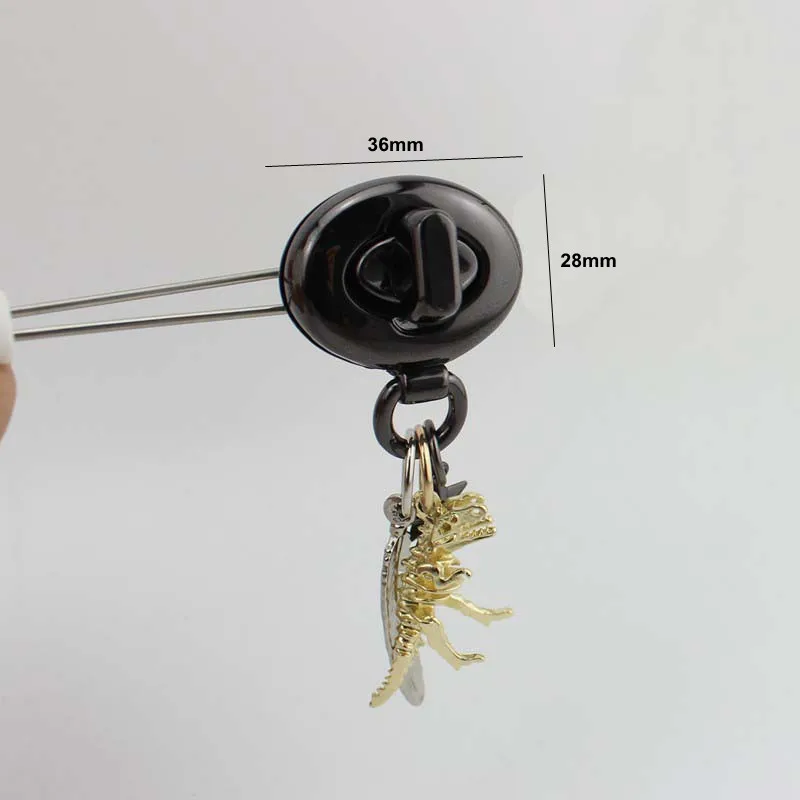 Подвеска с пером динозавра и замком ellips 20 комплектов|hardware accessories|bag lockleather hardware |