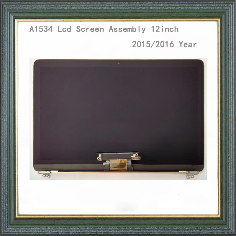 100% абсолютно новый золотой A1534 ЖК-экран в сборе для MacBook Pro 12 &quotЖК-дисплей 2015 2016 год