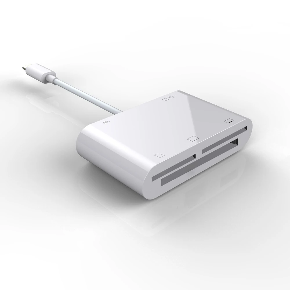 6в1 SD TF SDHC CF XD M2 кардридер зарядный адаптер для IPhone XS MAX XR 3в1 SD TF CF карта писатель для IPhone X 5S 6 7 8 Plus