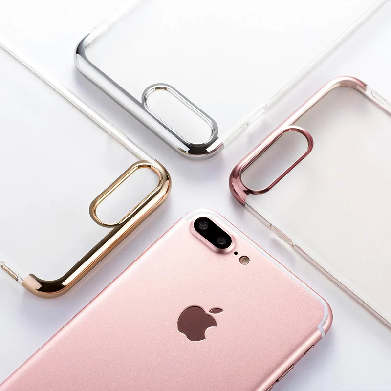 Чехол для iPhone 6 6s 7 8 Plus X XR XS Max Королевский роскошный стиль металлизированный позолоченный TPU силиконовый мягкий чехол для телефона s