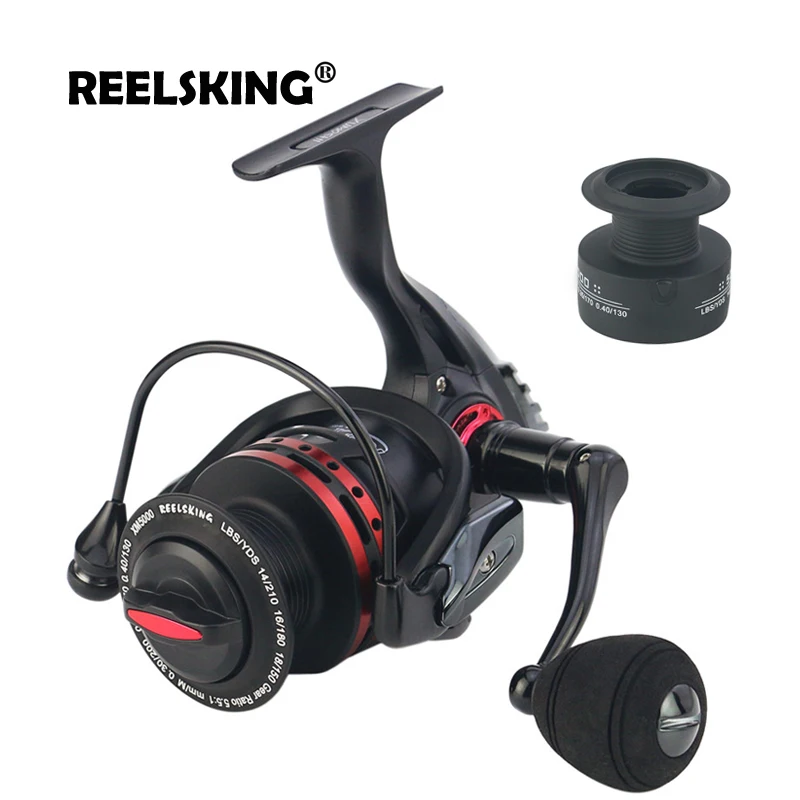

Спиннинговая катушка REELSKING, максимальная нагрузка 10 кг, с дополнительной катушкой серии 1000-7000, спиннинговая катушка для ловли рыбы в преснов...