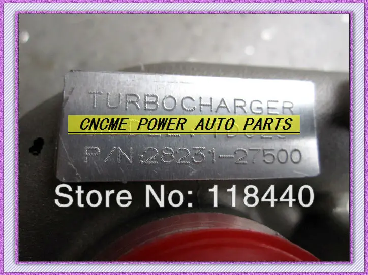 Турбокомпрессор TURBO TD025 49173-02610 49173-02620 28231-27500 для HYUNDAI Accent Matrix KIA Cerato CRDi 2001-05 D3EA 12 в л |