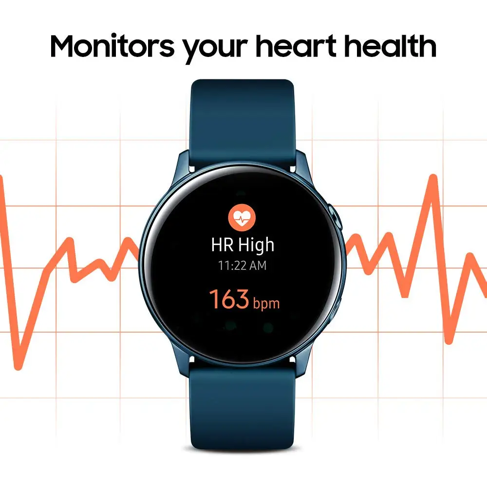 Оригинальный samsung Galaxy Watch Active Bluetooth 4 2 смарт часы NFC GPS с датчиками AMOLED 1 'ཐ мм