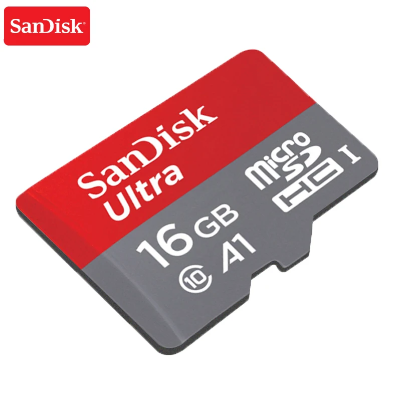 SanDisk Micro SD карта памяти 16 ГБ 32 64 128 Гб Max 98 Мб/с C10 U1 A1 флэш для телефона компьютера SDXC