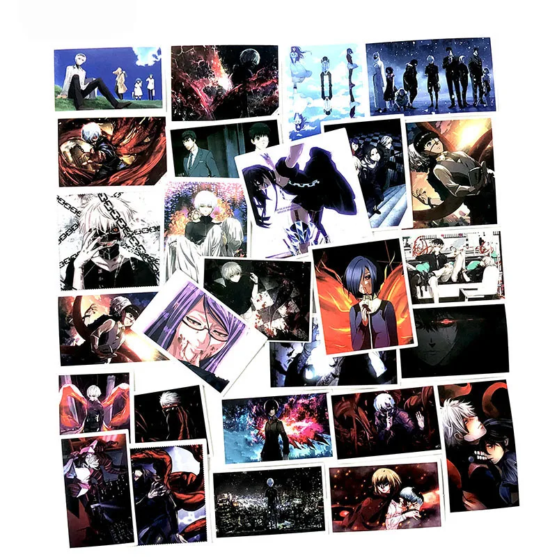 50 шт./лот японское аниме Токийский Гуль для багажа ноутбука скейтборда