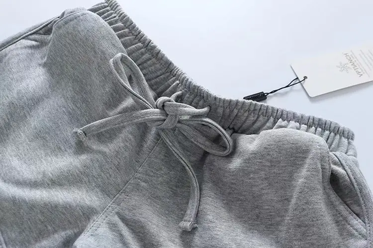 2019 женские новые тонкие трикотажные спортивные шорты с высокой талией