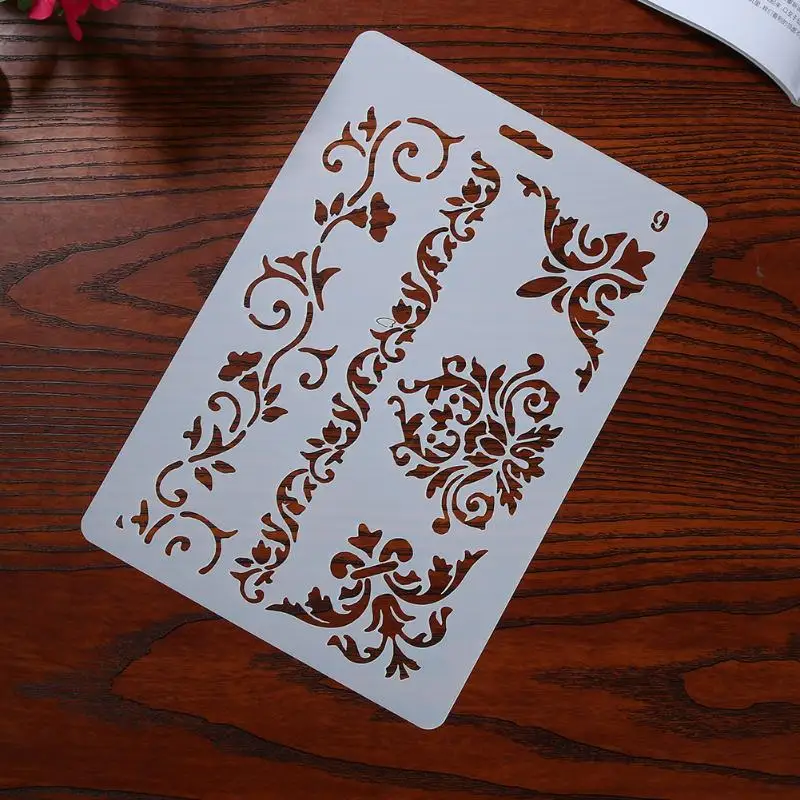 Цветочная кружевная тема полые линейки трафареты для сделай сам Скрапбукинг