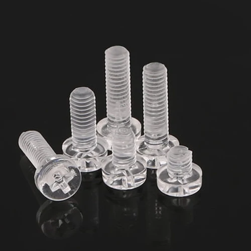 M3x(4/5/6/8/10/12/15/20/25mm Length) Phillips Round Transparent Screw Plastic Cross PC Clear Screws High Quality | Обустройство дома