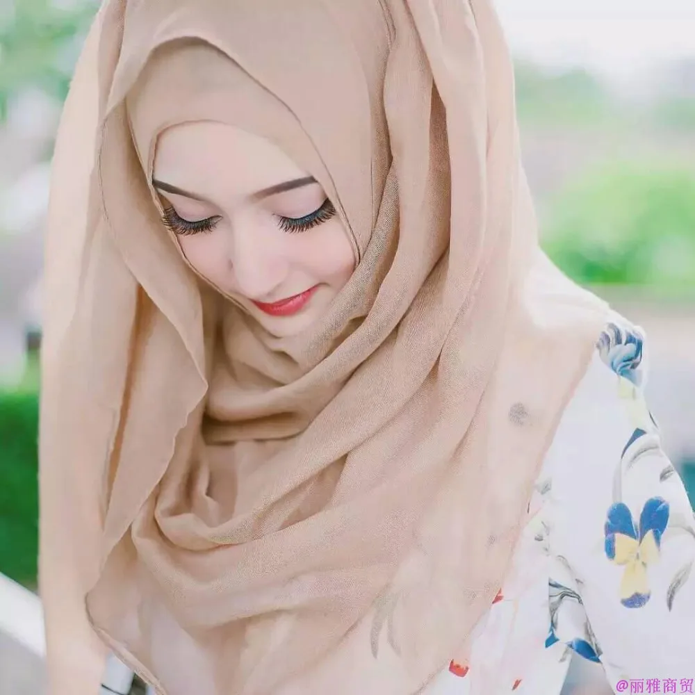 Женский шифоновый шарф мусульманский хиджаб высокое качество одноцветные шали