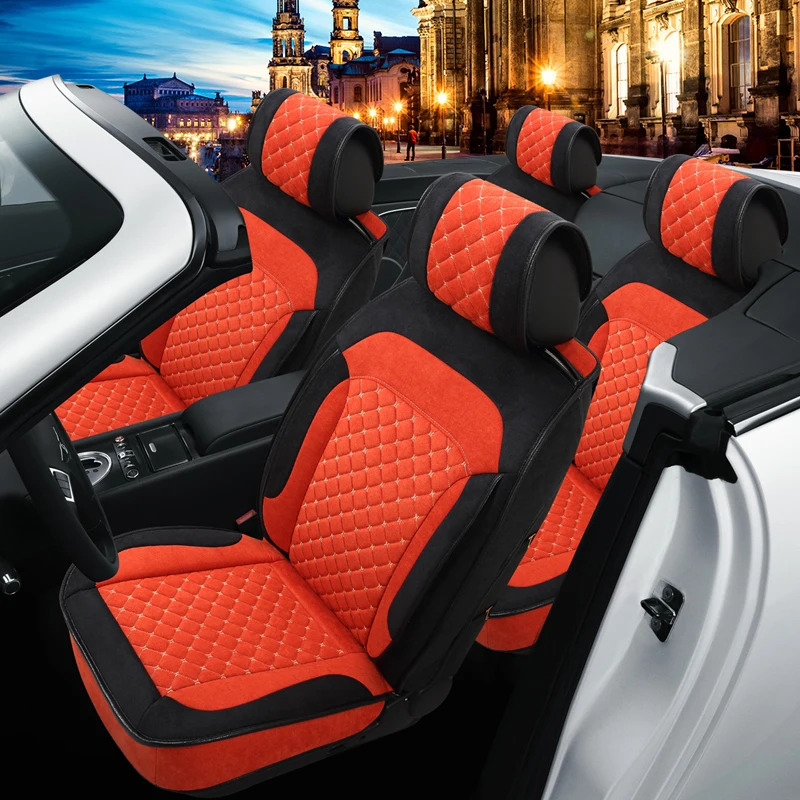 Twill тканевая Автомобильная подушка Стильный чехол для автомобильного сиденья