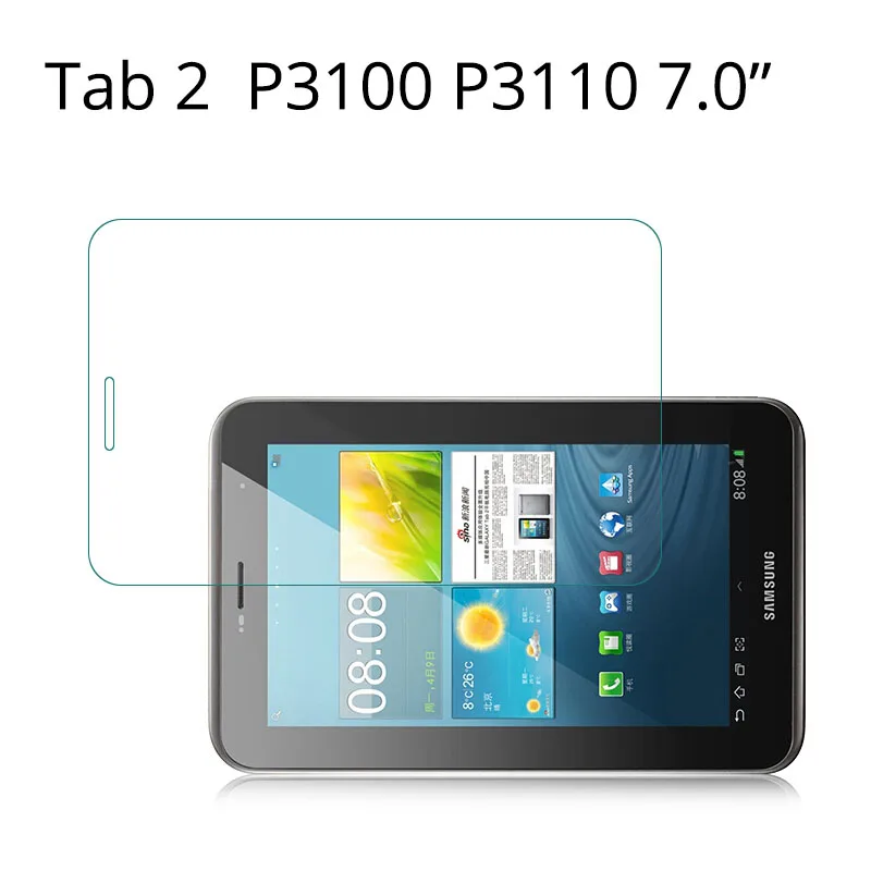Закаленное стекло для Samsung Galaxy Tab 2 7 0 10 1 дюймов P3100 P3110 P5100 P5110 Tab2 Защитная пленка