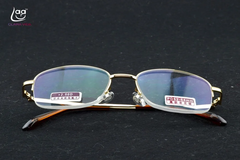 Очки для чтения с защитой от ультрафиолетовых лучей золотистые + 1 5 2 3 4|reading