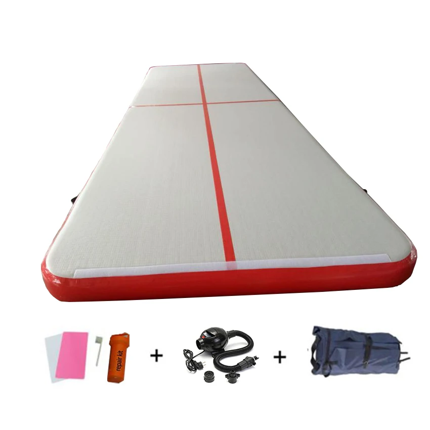 

8mx2mx20cm 26.7ft Inflatable Air Track Professional Tumbling Mat for Gymnastics Airtrack Floor Mats with Free Electric Air Pump