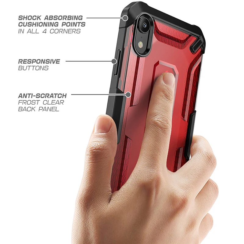 Чехол для iphone XR Премиум гибридный защитный чехол UB Series из ТПУ бампер + прозрачная