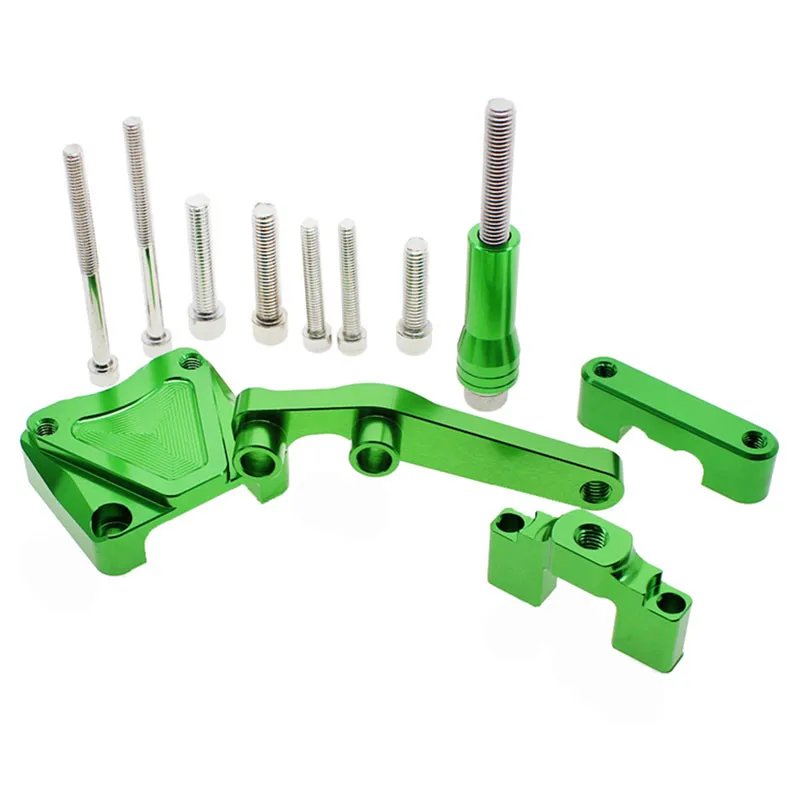

Aluminum Motorcycle Adjustable Steering Stabilizer Damper Mounting Bracket Support Kit For Kawasaki EX300 NINJA 300 2013 - 2016