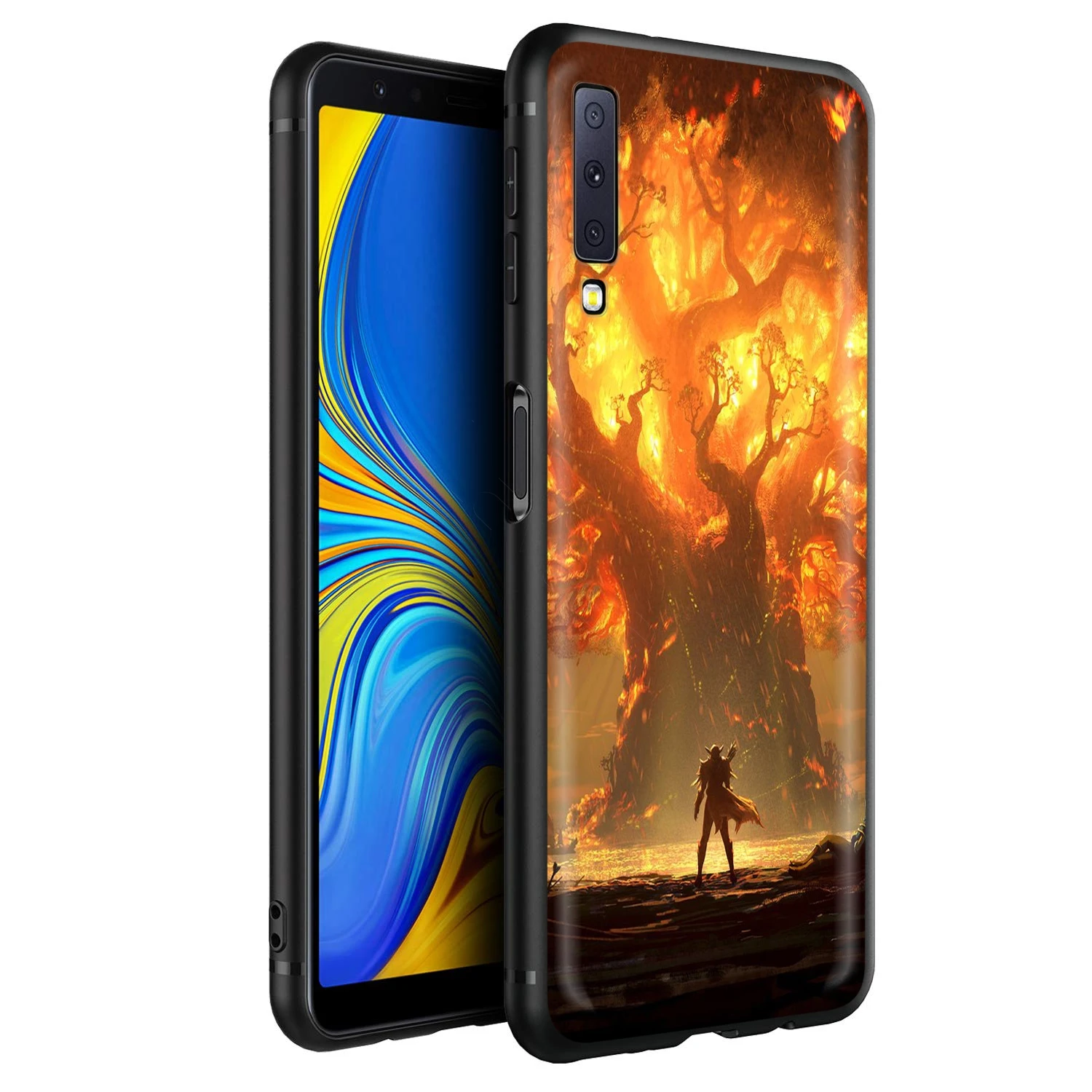 World of Warcraft Case for Samsung Galaxy J6 A9 A8 A7 A70 A6 A5 A50 A40 A30 A3 A10 A51 A71 A81 A91 2018 | Мобильные телефоны и