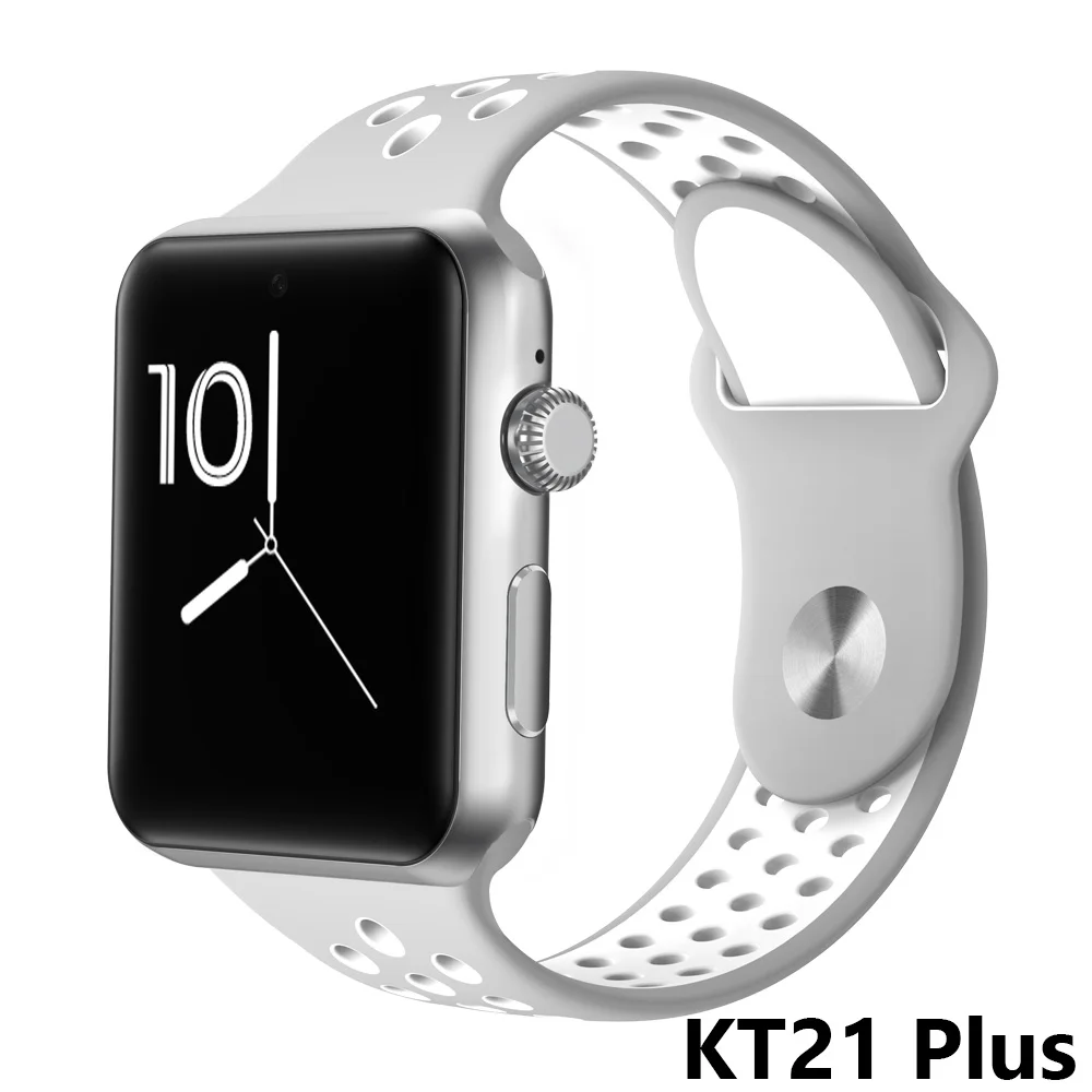 KIWITIME Bluetooth Смарт Браслет для проверки сердечного ритма 1:1 smartwatch чехол для apple iphone и samsung xiaomi android телефон не apple watch IWO 2 3 - Цвет: KT21PLUS GreyWhite