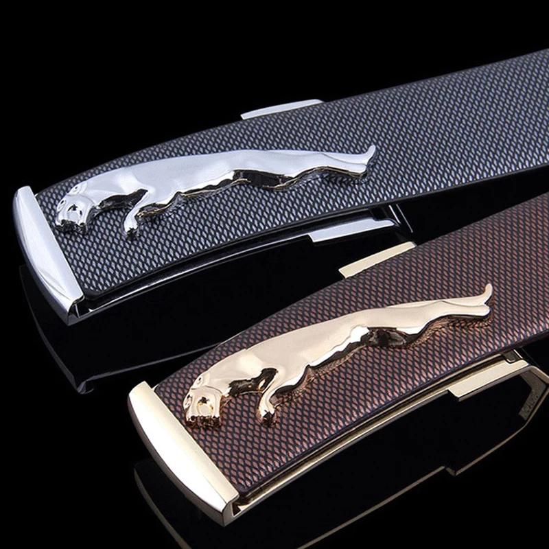 Высокое Качество корова кожаный ремешок мужской автоматический пряжки ремни для