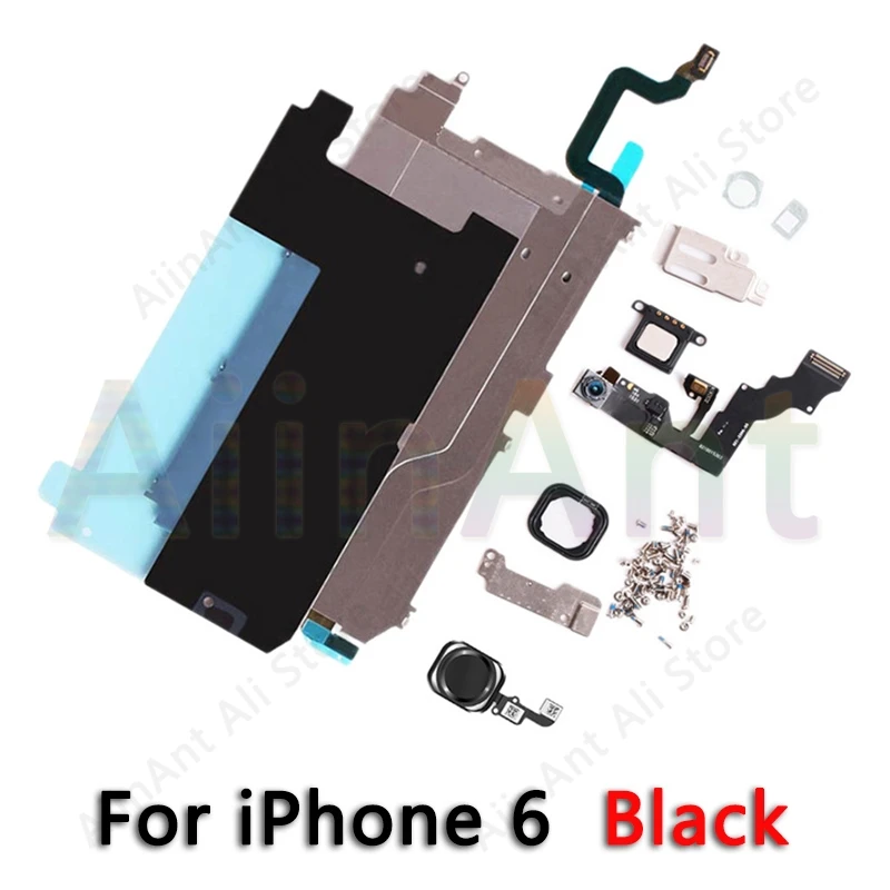 ЖК дисплей для iPhone 5 6 6s Plus маленькие металлические детали защитная крышка Ушная
