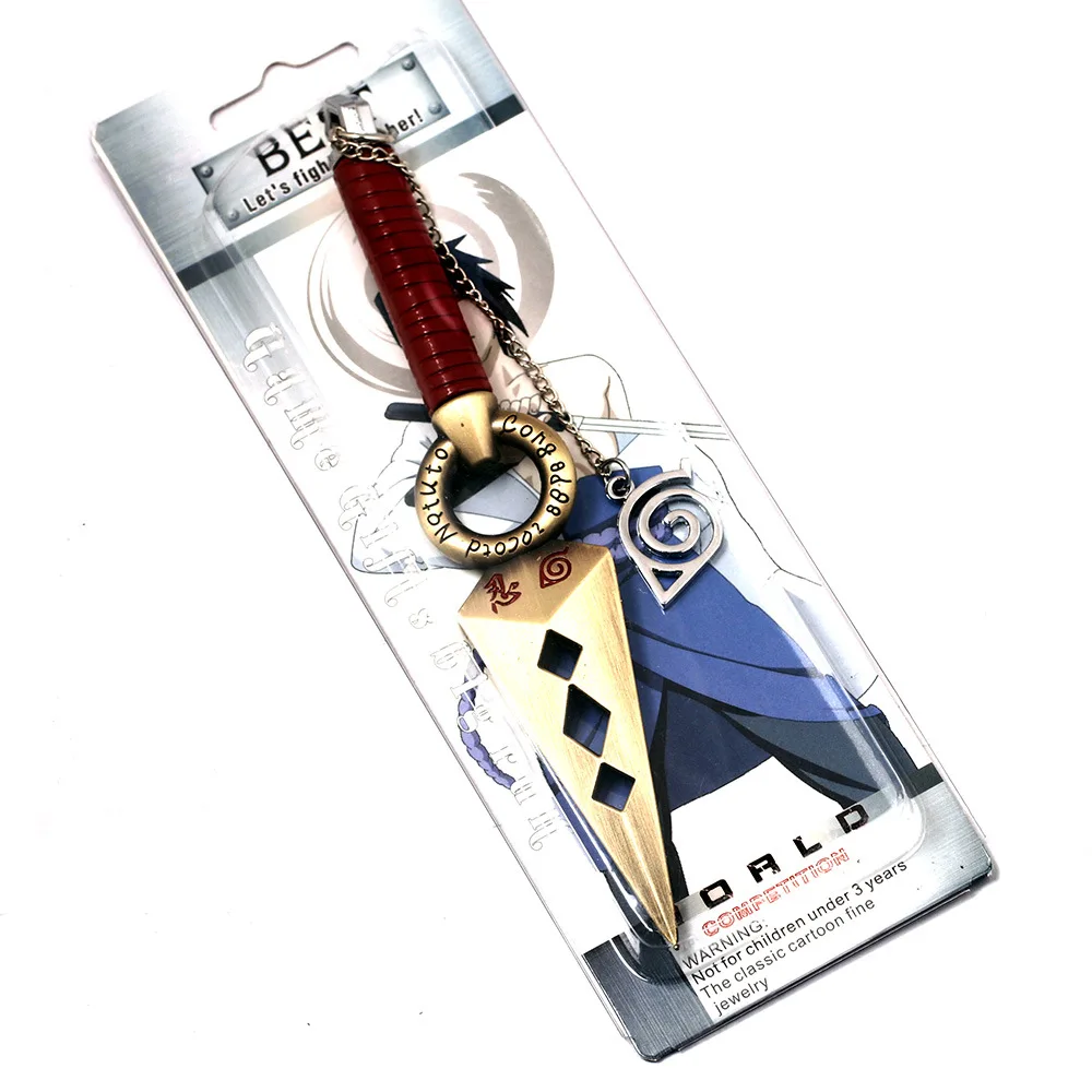 9 типов 17 см Большой размер Наруто Логотип миссис Асад нож модель оружия съемный с