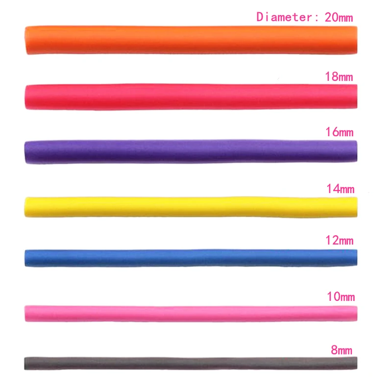 Палочки для завивки волос длина 24 см 10 шт./лот|hair curler spiral|bendy hair rollersflexi rods |