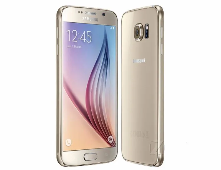 Разблокированный мобильный телефон samsung Galaxy S6 G920V/S6 G920F/S6 Edge G925F 5,1 дюймов 16,0 Мп 3 ГБ ОЗУ Восьмиядерный LTE NFC Android