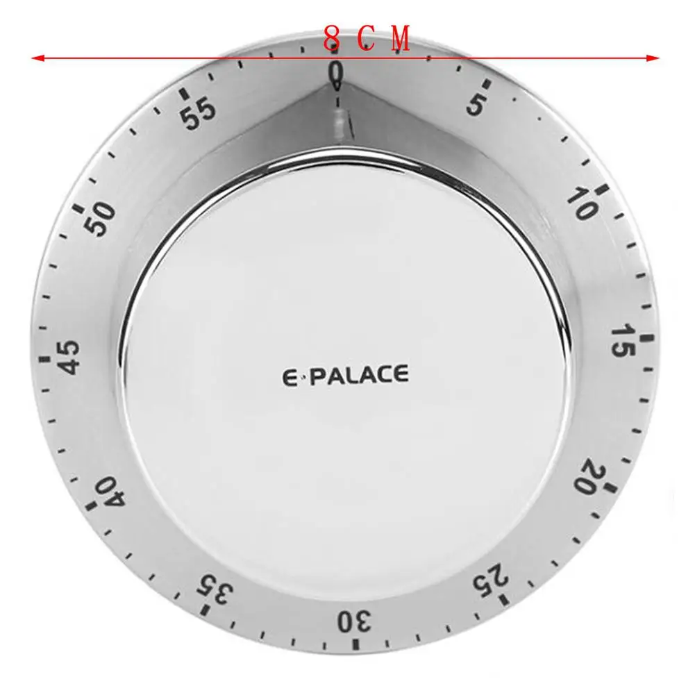 None Timer 60 Minute Timing with Alarm Sound Magnetic Home Baking Cooking Steaming Manual | Дом и сад