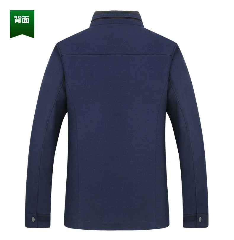 Мужские куртки размера плюс 8XL 7XL на весну и осень, тонкие однотонные модные пальто, мужская повседневная приталенная куртка-бомбер со стоячим воротником, мужское пальто