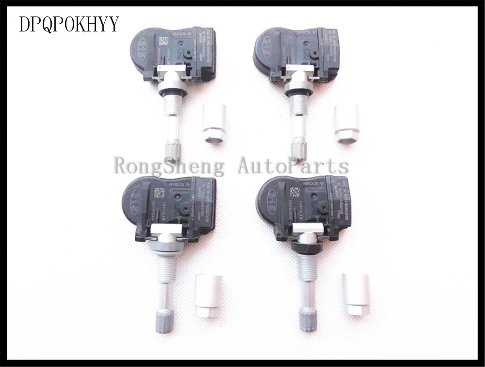 DPQPOKHYY 68078861AA 56029526AA набор 4 TPMS датчик для CHRYSLER 200 300 PT CRUISER TOWN &amp COUNTRY JEEP COMPASS DODGE CARAVAN |